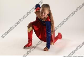 01 2019 01 VIKY SUPERGIRL KNEELING POSE